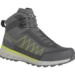 Chaussures Rando Homme<Dolomite Chaussures de randonnée Croda Nera Hi Gore-Tex Gunmetal Grey Lime Green