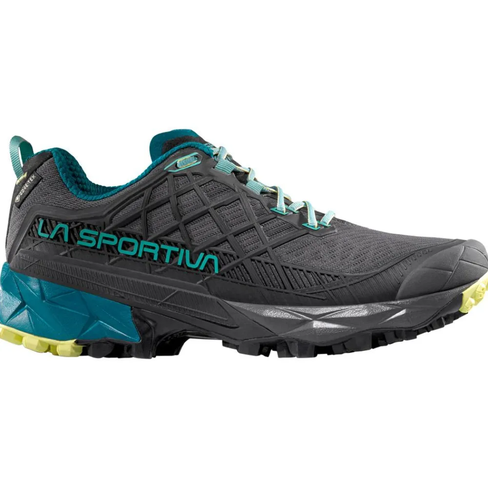 Chaussures Rando Basses|Chaussures Rando Femme<La Sportiva Chaussures de randonnée Akyra II Woman Gore-Tex Carbon Juniper