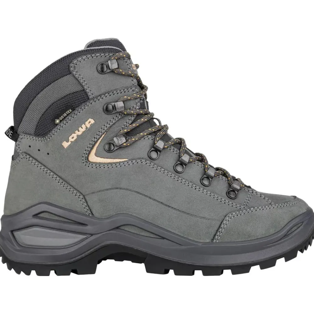 Chaussures Rando Femme<Lowa Chaussures de randonnée Renegade Evo Gore-Tex Mid Ws Graphite Abricot