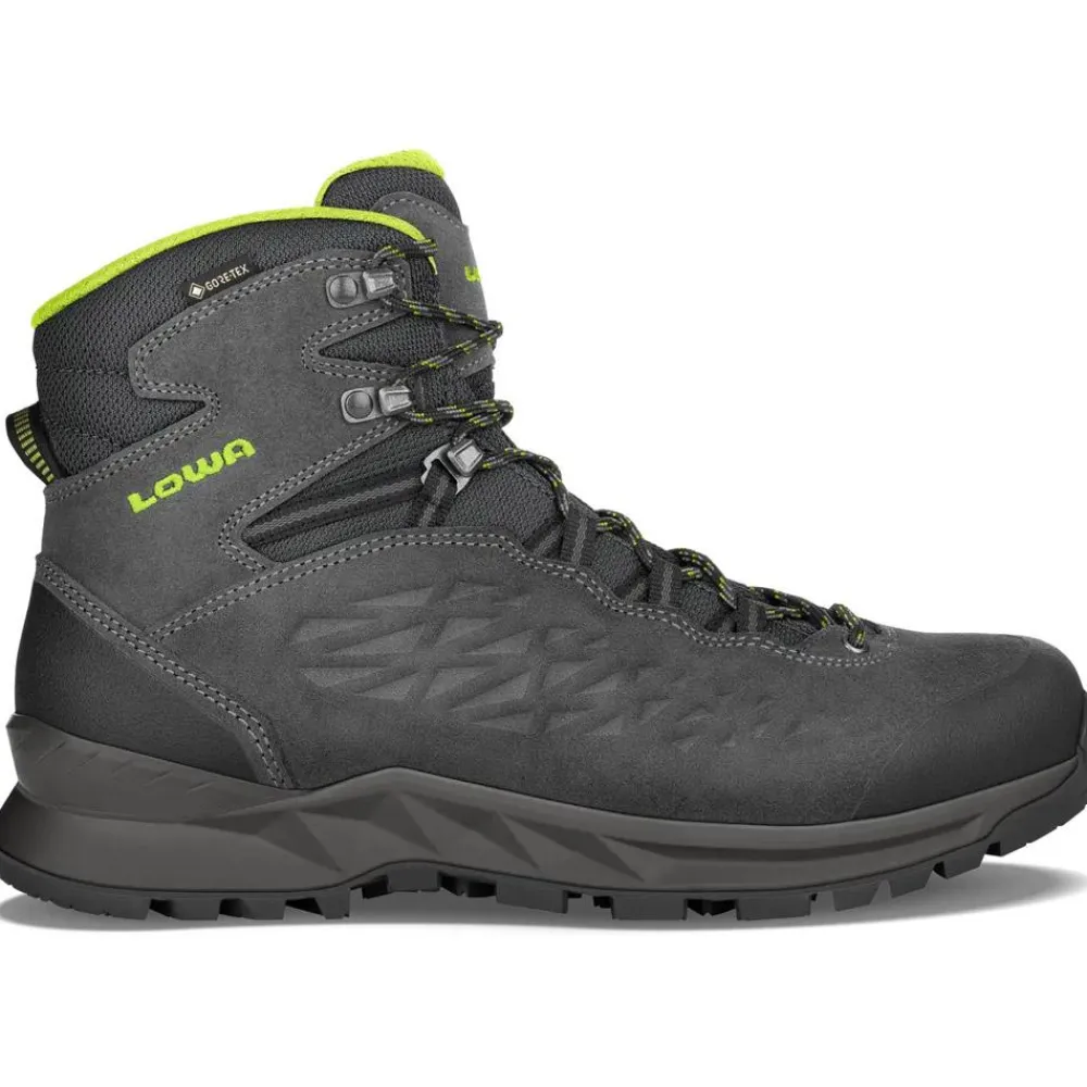 Chaussures Rando Homme<Lowa Chaussures de randonnée Explorer II Gore-Tex Mid Anthracite Lime