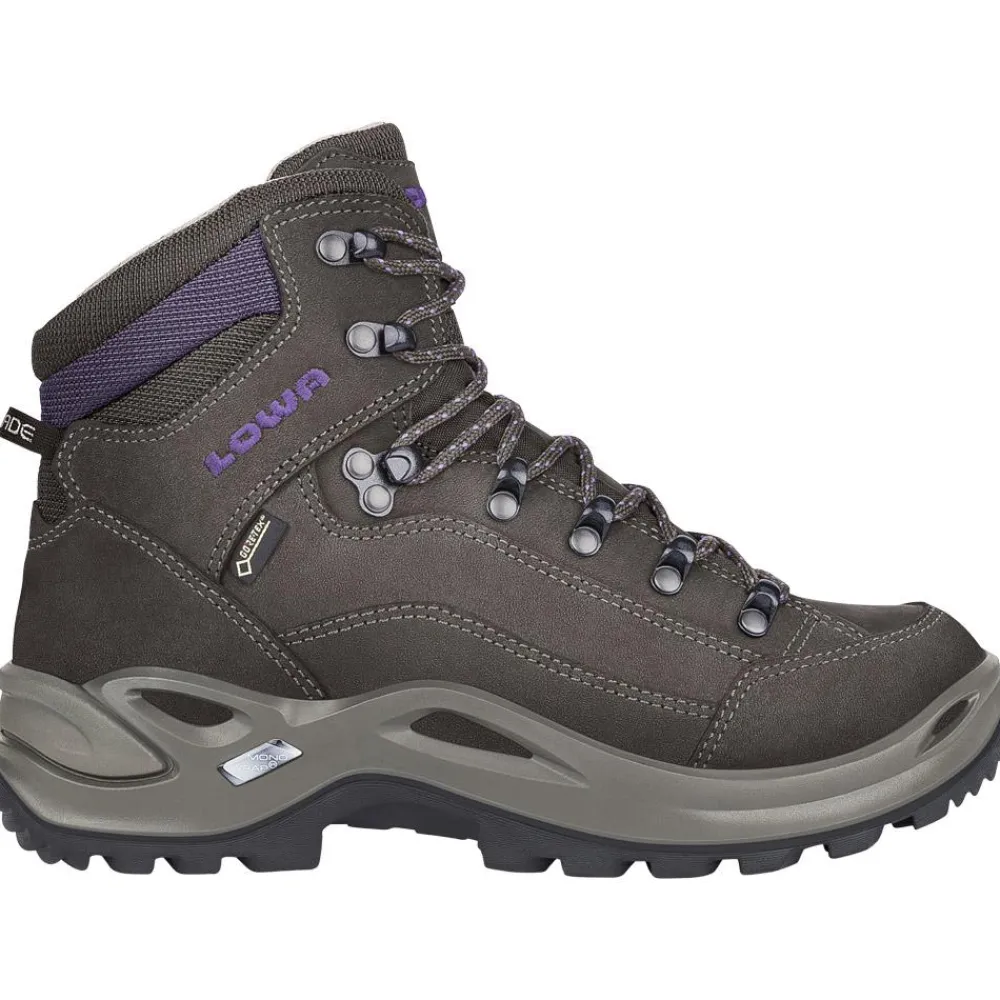 Chaussures Rando Femme<Lowa Chaussures de randonnée Renegade Gore-Tex Mid Ws Slate Black Berry