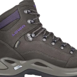 Chaussures Rando Femme<Lowa Chaussures de randonnée Renegade Gore-Tex Mid Ws Slate Black Berry