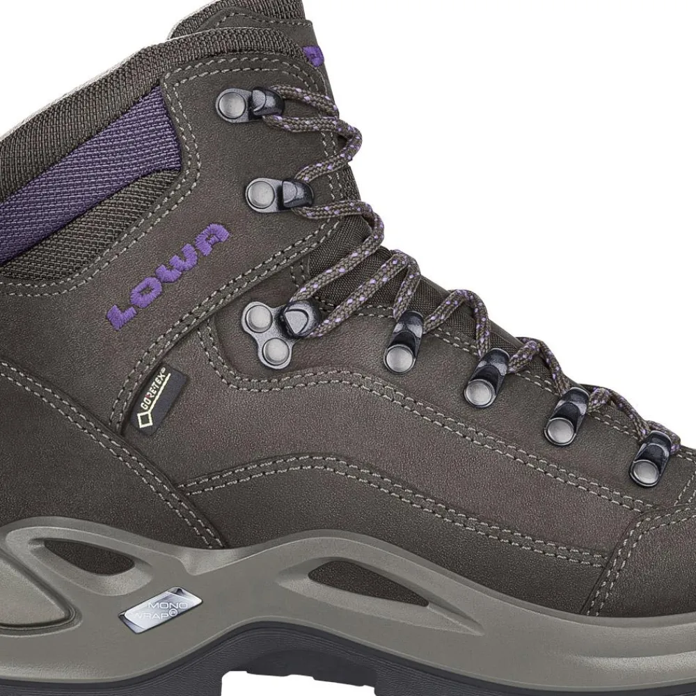 Chaussures Rando Femme<Lowa Chaussures de randonnée Renegade Gore-Tex Mid Ws Slate Black Berry