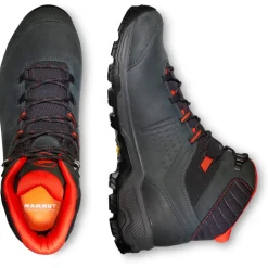 Chaussures Rando Homme<Mammut Chaussures de randonnée Mercury IV Mid Gore-Tex Black Hot Red
