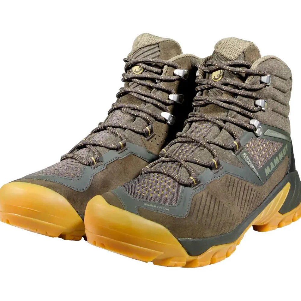 Outlet Chaussures de randonnée Sapuen High Gore-Tex Women dark tin-amber green Femme Chaussures Rando Femme