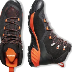 Sale Chaussures de randonnée Sapuen High Gore-Tex Hot Red Homme Chaussures Rando Homme