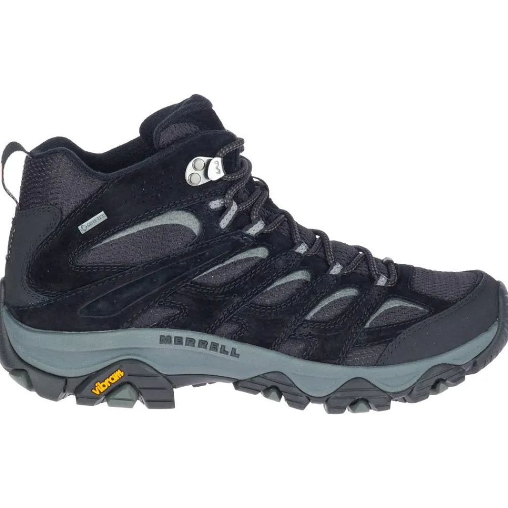 New Chaussures de randonnée Moab 3 Mid Gore-Tex Black Grey Homme Chaussures Rando Homme