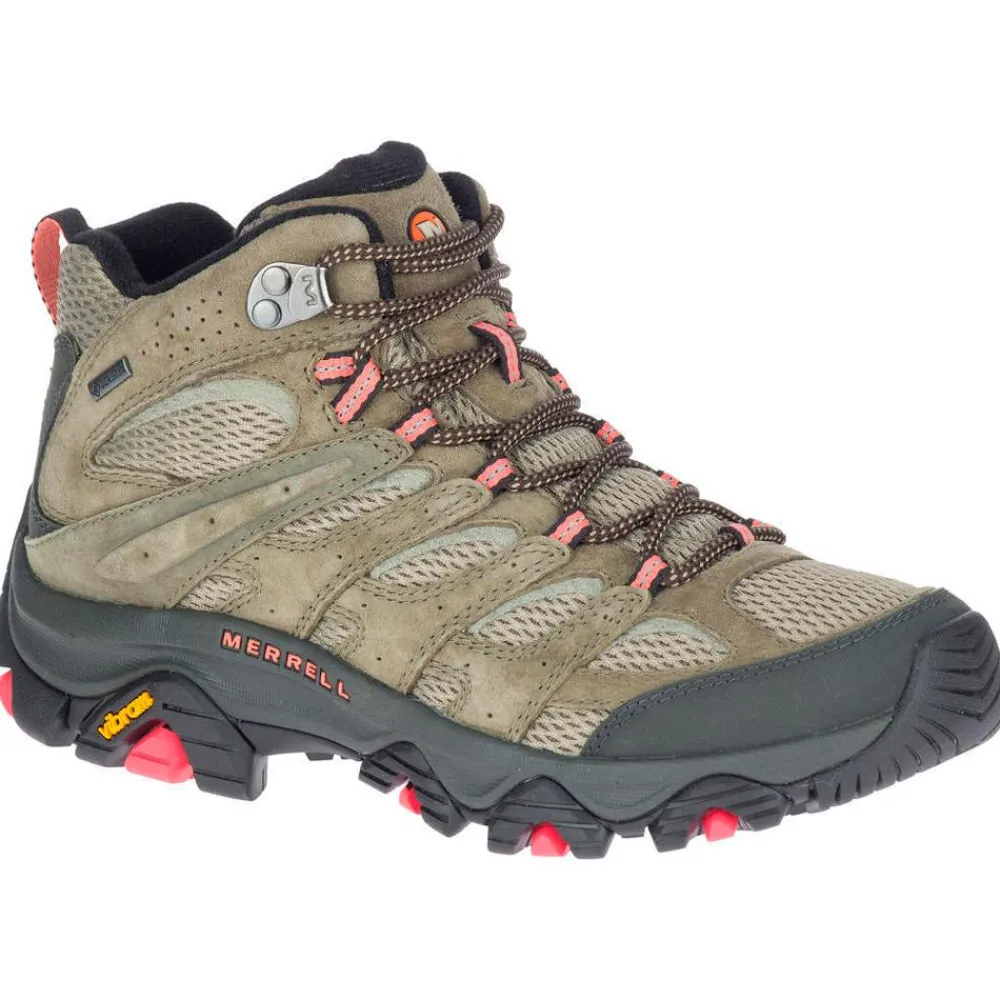Best Chaussures de randonnée Moab 3 Mid Gore-Tex Wmn Olive Femme Chaussures Rando Femme