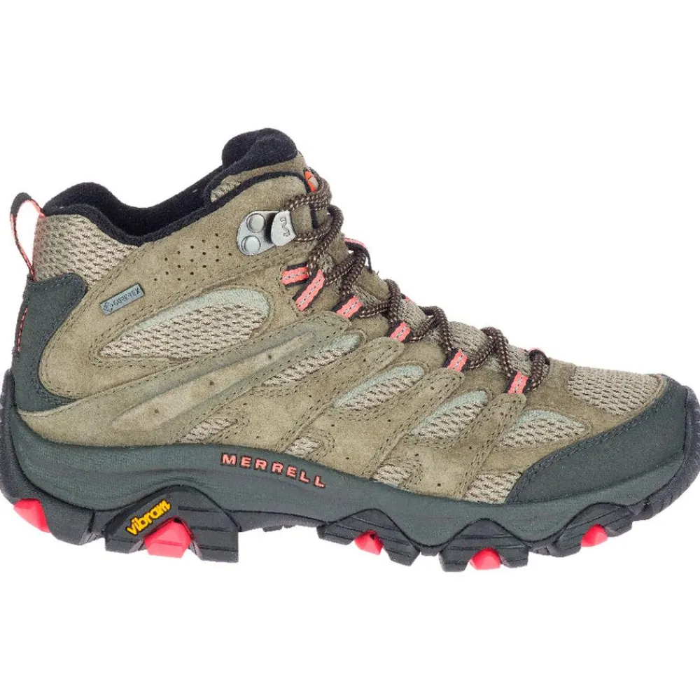 Best Chaussures de randonnée Moab 3 Mid Gore-Tex Wmn Olive Femme Chaussures Rando Femme