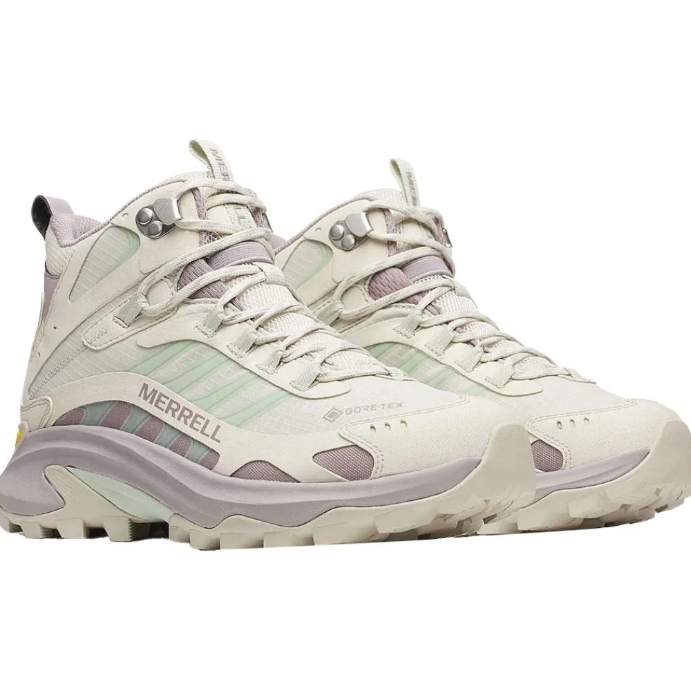 Sale Chaussures de randonnée Moab Speed 2 Mid Gore-Tex Wmn Greige Femme Chaussures Rando Femme