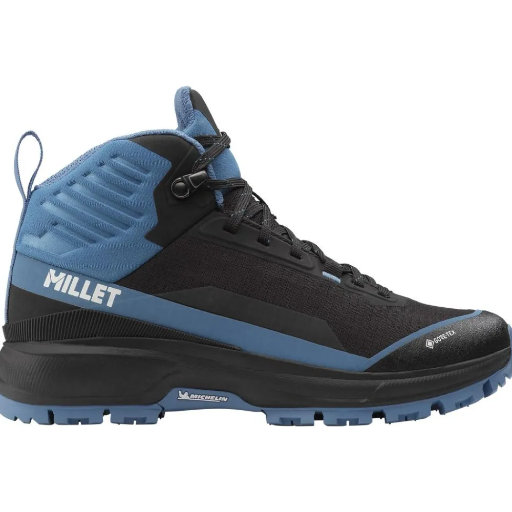 Chaussures Rando Femme<Millet Chaussures de randonnée Wanaka Mid Gore-Tex W Black Coronet Blue