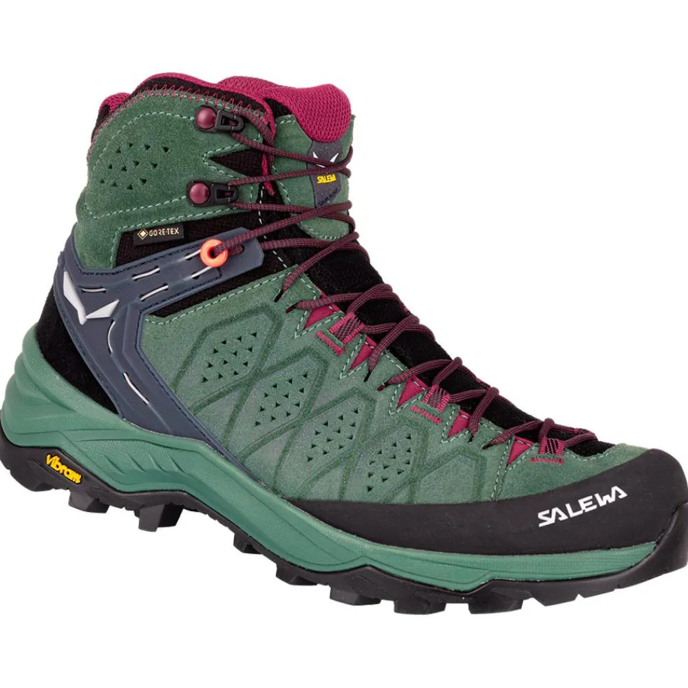 New Chaussures de randonnée Alp Trainer 2 Mid GTX Wmn Duck Green Rhododendon Femme Chaussures Rando Femme