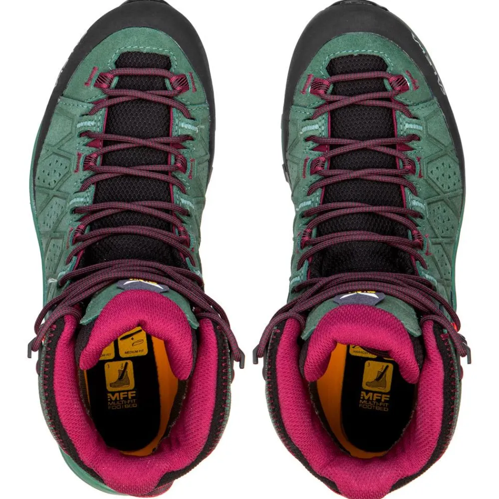 New Chaussures de randonnée Alp Trainer 2 Mid GTX Wmn Duck Green Rhododendon Femme Chaussures Rando Femme