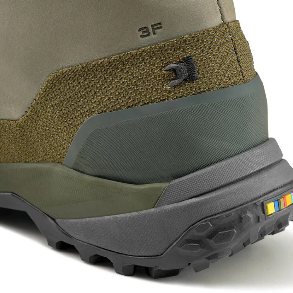 Chaussures de randonnée Puez Leather Mid Ptx M Shadow Dark Olive Homme Chaussures Rando Homme
