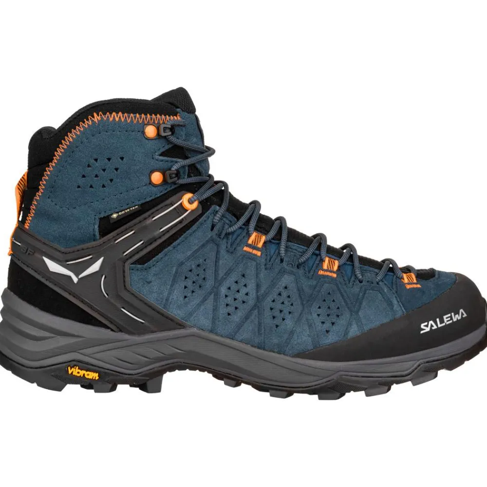 Sale Chaussures de randonnée Alp Trainer 2 Mid Gore-Tex Denim Fluo Orange Homme Chaussures Rando Homme