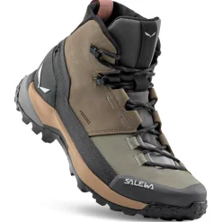 Chaussures Rando Femme<Salewa Chaussures de randonnée Puez Leather Mid Ptx W Bungee Cord Onyx