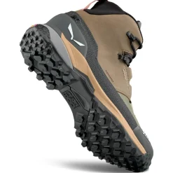 Chaussures Rando Femme<Salewa Chaussures de randonnée Puez Leather Mid Ptx W Bungee Cord Onyx
