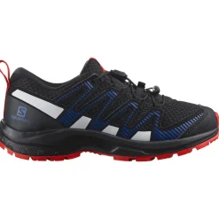 Hot Chaussures de randonnée Xa Pro V8 J Black Lapis Blue Fiery Red Enfant Chaussures Rando Enfant|Chaussures Rando Basses