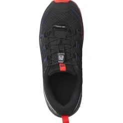 Hot Chaussures de randonnée Xa Pro V8 J Black Lapis Blue Fiery Red Enfant Chaussures Rando Enfant|Chaussures Rando Basses
