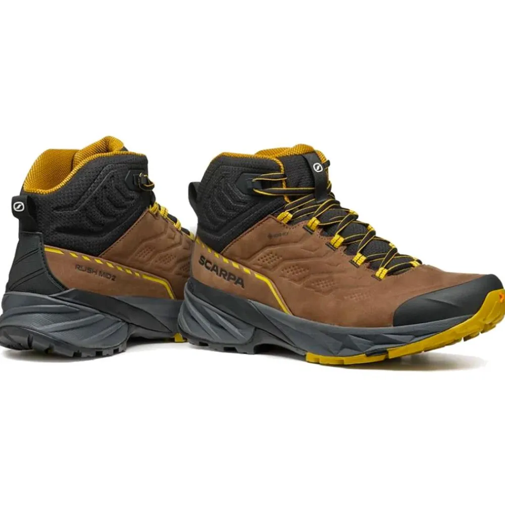 Best Chaussures de randonnée Rush 2 Pro Mid Gore-Tex Brown Sulphur Homme Chaussures Rando Homme