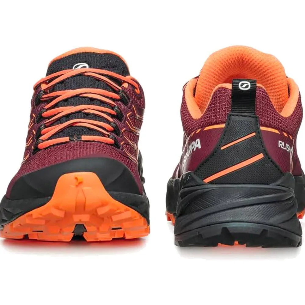 New Chaussures de randonnée Rush 2 Gore-Tex Wmn Burgundy Dusty Orange Femme Chaussures Rando Basses|Chaussures Rando Femme