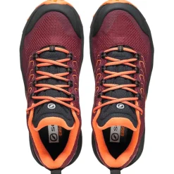 New Chaussures de randonnée Rush 2 Gore-Tex Wmn Burgundy Dusty Orange Femme Chaussures Rando Basses|Chaussures Rando Femme