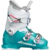 Sale Chaussures de Ski Speedmachine J 3 Girl Light Blue White Pink Enfant Chaussures Enfant