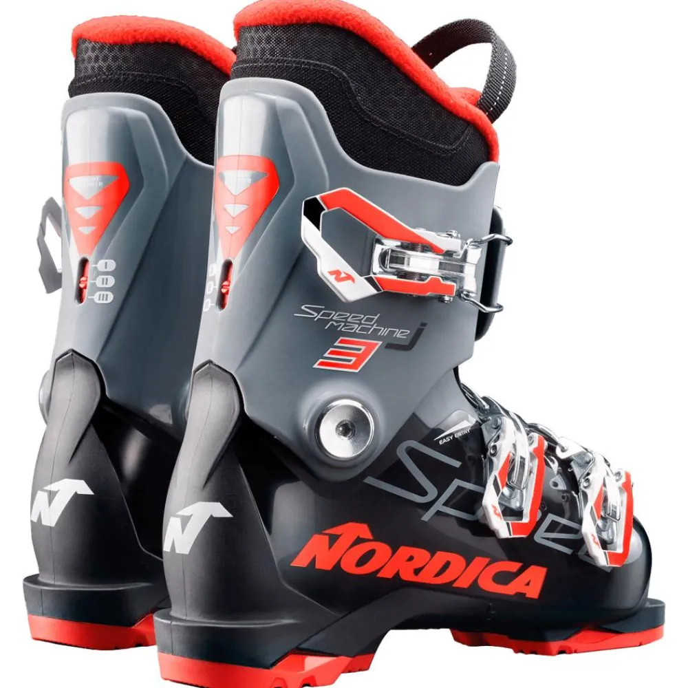 Chaussures Enfant<Nordica Chaussures de Ski Speedmachine J 3 Black Anthracite Red