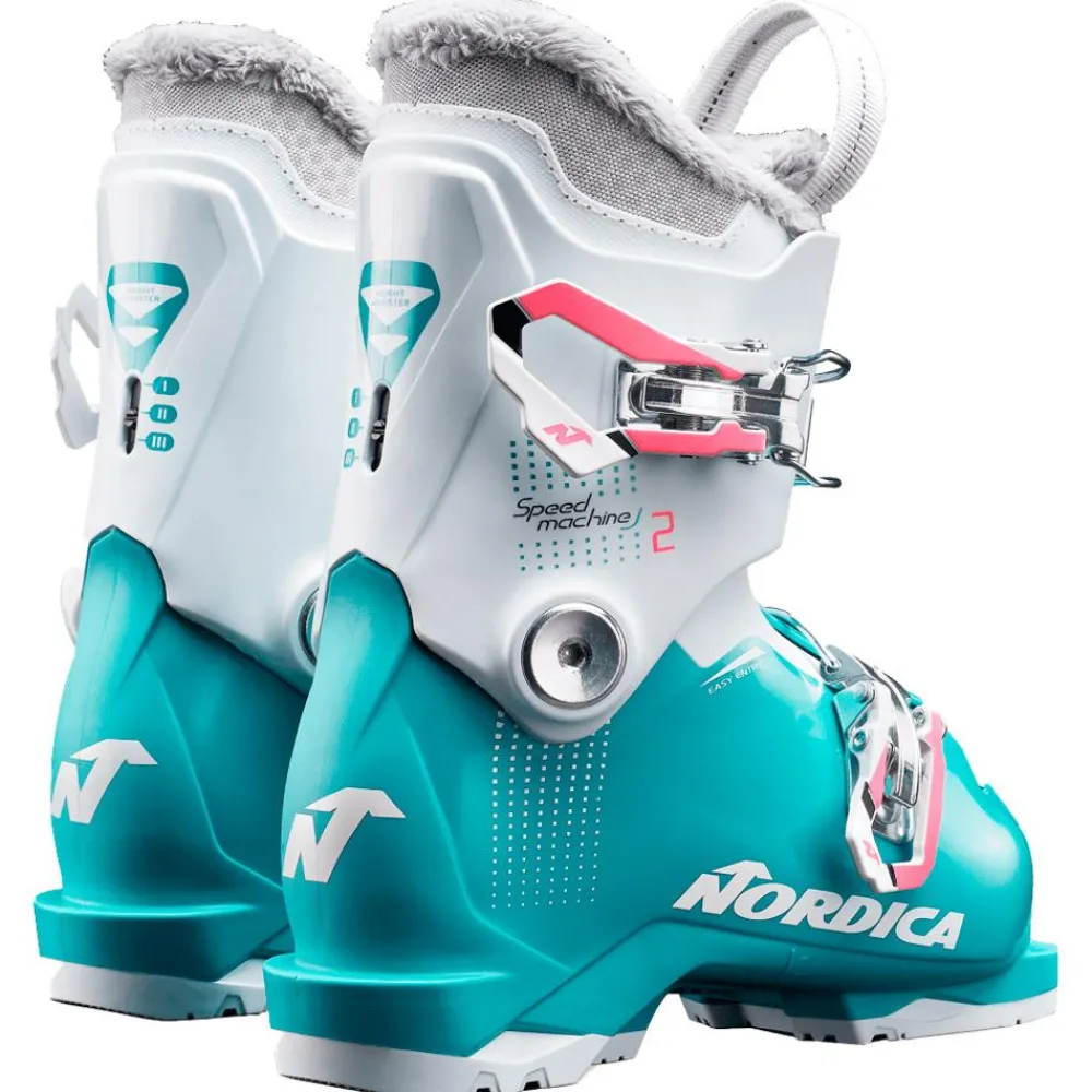 Chaussures Enfant<Nordica Chaussures de Ski Speedmachine J 2 Girl Light Blue White Pink