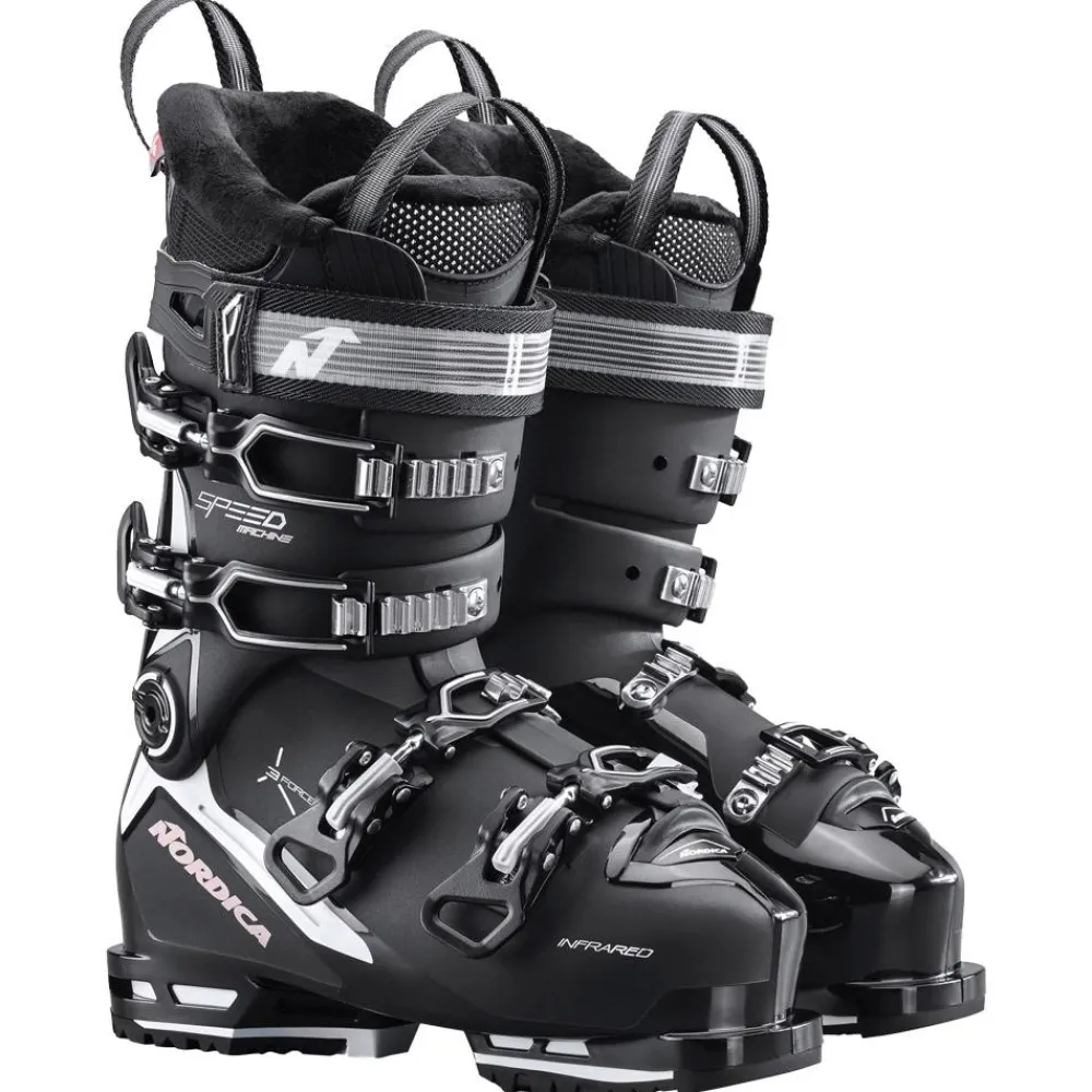 Best Chaussures de Ski Speedmachine 3 85 W Gw Noir Blanc Rose Femme Chaussures Femme