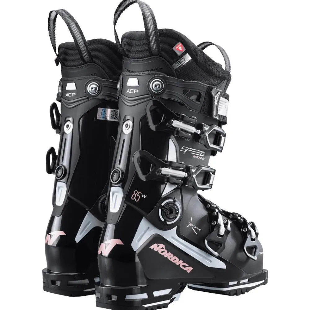 Best Chaussures de Ski Speedmachine 3 85 W Gw Noir Blanc Rose Femme Chaussures Femme