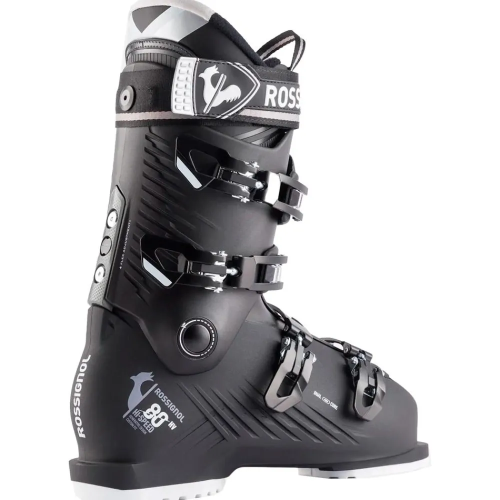 New Chaussures de Ski Hi-Speed 80 Hv Black Silver Homme Chaussures Homme