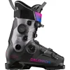 Chaussures Femme<Salomon Chaussures de Ski S/Pro Supra Dual Boa 115 W Black Hematite Metal Beetroot Purple