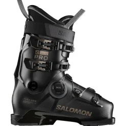 Hot Chaussures de Ski S/Pro Delta Boa 100 Gw Black Titanium Metal Homme Chaussures Homme
