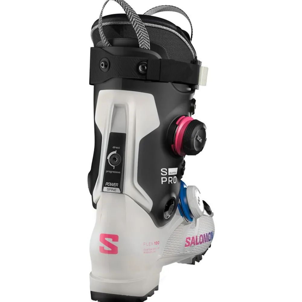 Chaussures Homme<Salomon Chaussures de Ski S/Pro Supra Dual Boa 130 Gray Aurora Black Race Blue