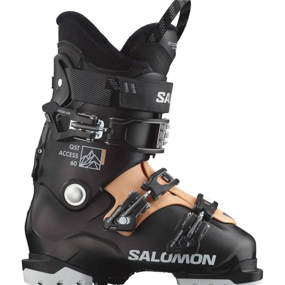 Chaussures Femme<Salomon Chaussures de Ski Qst Access 60 W Black Beach Sand White