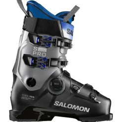 Chaussures Homme<Salomon Chaussures de Ski S/Pro Delta Boa 130 Gw Black Steel Gray Race Blue