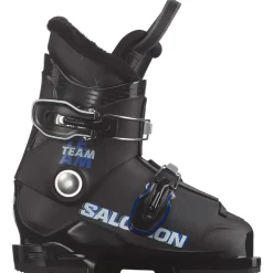 Outlet Chaussures de Ski Team T2 Black Race Blue White Enfant Chaussures Enfant