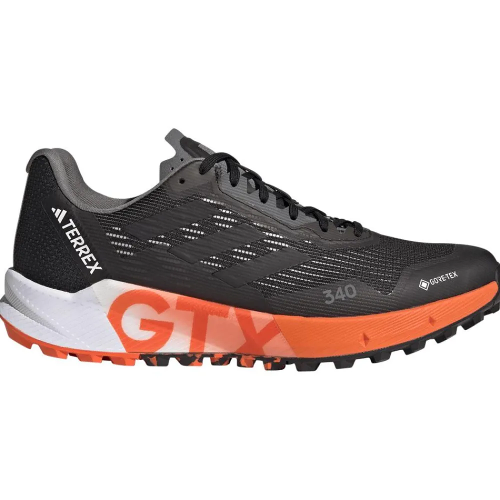 Chaussures de trail Terrex Agravic Flow 2 Gore-Tex Core Black Impact Orange Homme Chaussures Trail Homme