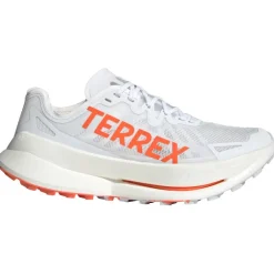 New Chaussures de trail Terrex Agravic Speed Ultra Cloud White / Impact Orange / Dash Grey Homme Chaussures Trail Homme