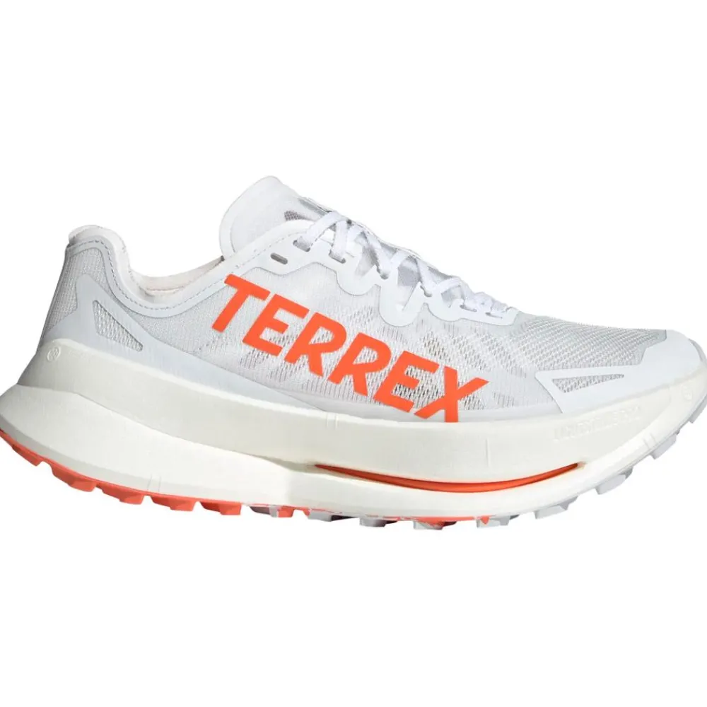New Chaussures de trail Terrex Agravic Speed Ultra Cloud White / Impact Orange / Dash Grey Homme Chaussures Trail Homme