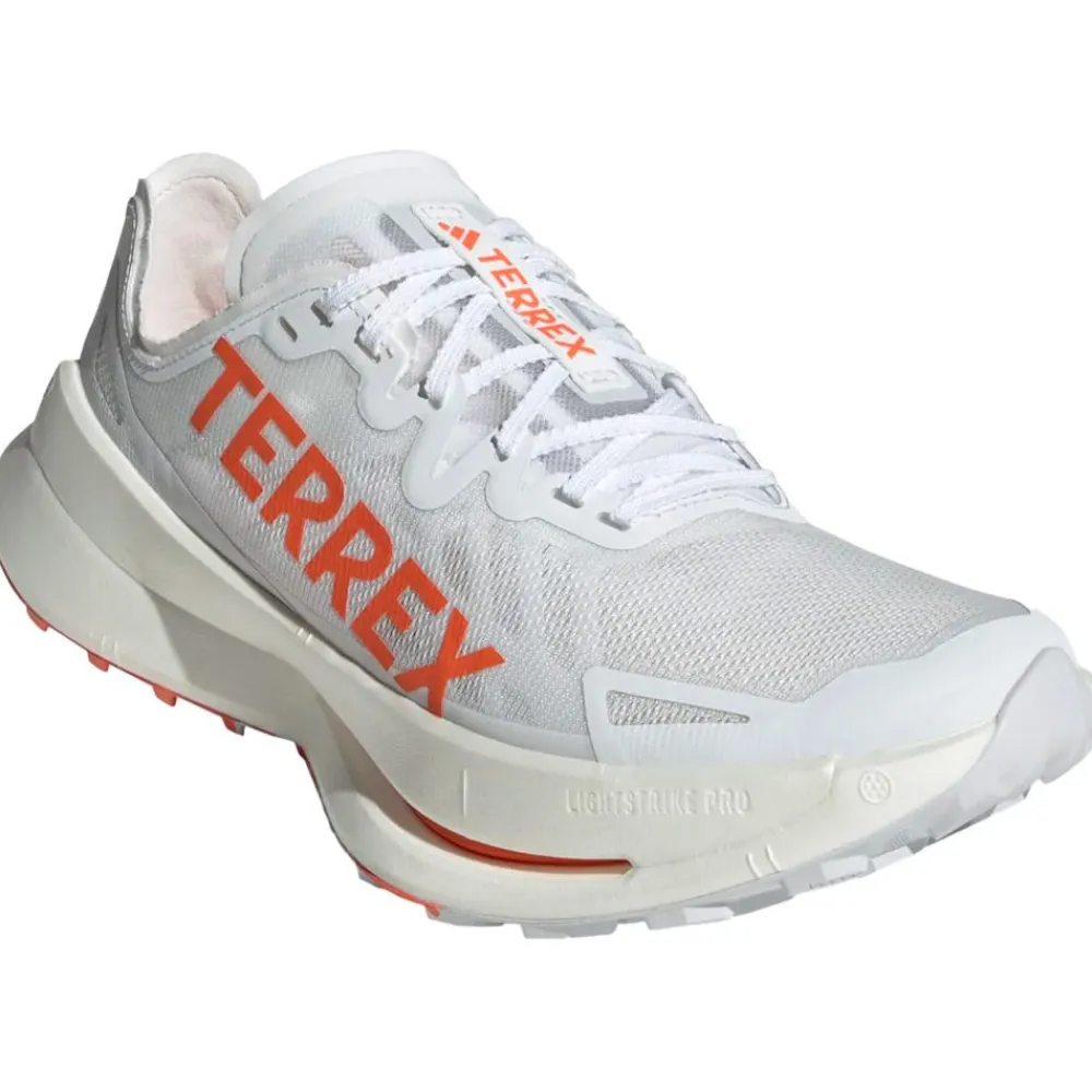 New Chaussures de trail Terrex Agravic Speed Ultra Cloud White / Impact Orange / Dash Grey Homme Chaussures Trail Homme