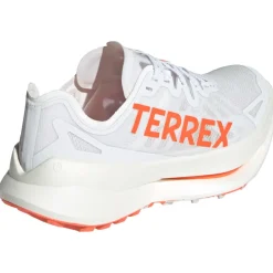 New Chaussures de trail Terrex Agravic Speed Ultra Cloud White / Impact Orange / Dash Grey Homme Chaussures Trail Homme