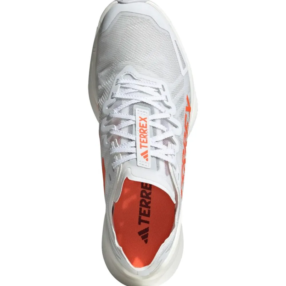 New Chaussures de trail Terrex Agravic Speed Ultra Cloud White / Impact Orange / Dash Grey Homme Chaussures Trail Homme