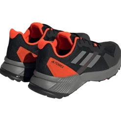 New Chaussures de trail Terrex Soulstride Core Black Grey Four Solar Red Homme Chaussures Trail Homme