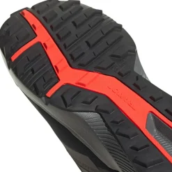 New Chaussures de trail Terrex Soulstride Core Black Grey Four Solar Red Homme Chaussures Trail Homme