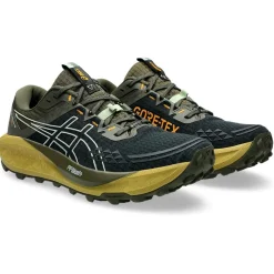 Chaussures Trail Homme<Asics Chaussures de trail Gel-Trabuco 13 Gore-Tex Black Whisper Green