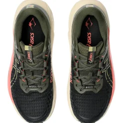 Chaussures de trail Gel-Trabuco 13 Gore-Tex Wmn Black Lemongrass Femme Chaussures Trail Femme