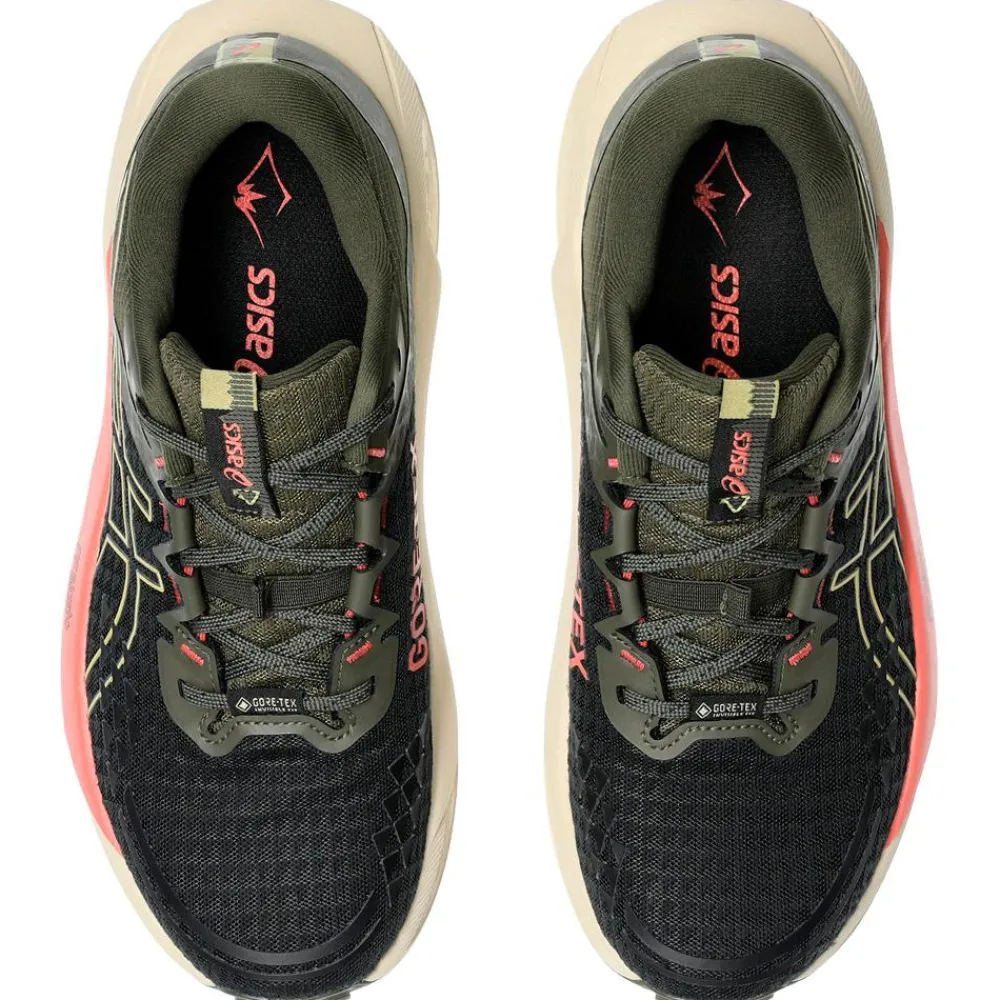 Chaussures de trail Gel-Trabuco 13 Gore-Tex Wmn Black Lemongrass Femme Chaussures Trail Femme
