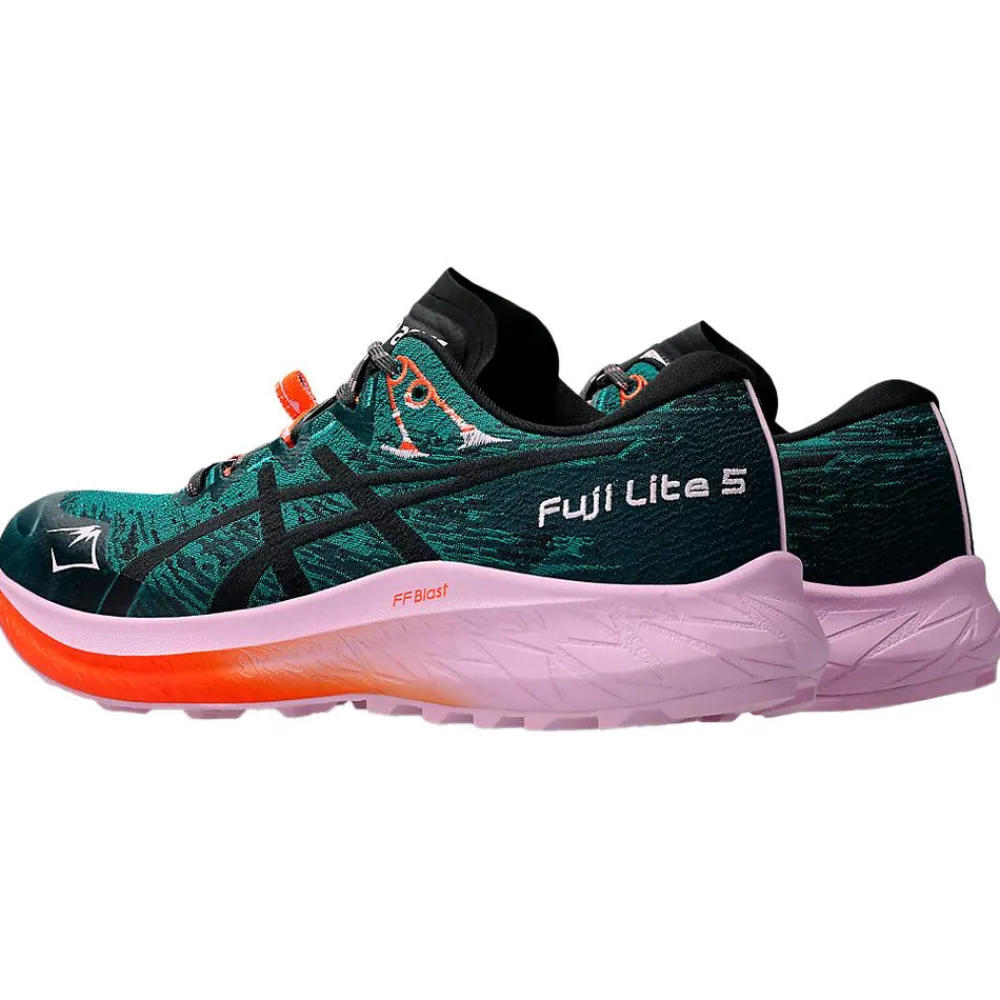 Clearance Chaussures de trail Fuji Lite 5 Women Rainy Lake Black Femme Chaussures Trail Femme